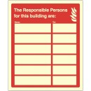 The Responsible Persons for this Building are: