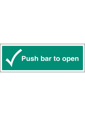 Push Bar to Open