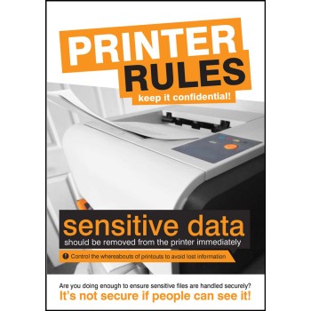 Printer Rules - Poster