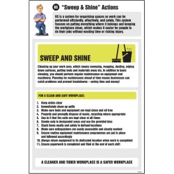 Sweep & Shine Actions Information - Poster