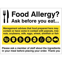 Food Allergy Notice