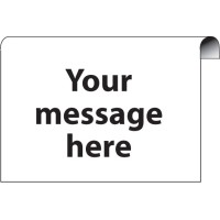 Your Message Here - Roll Top Sign - Landscape