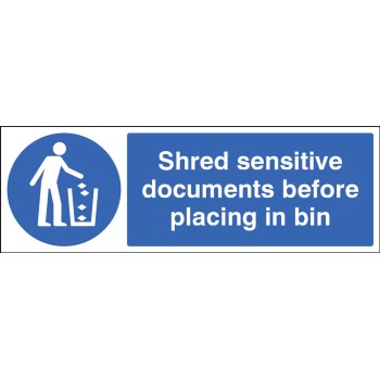 Shred Sensitive Documents