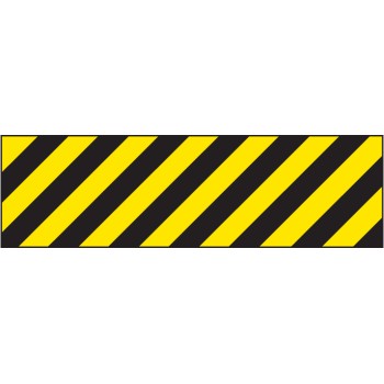 Hazard Marker (Left Hand) - Reflective Aluminium