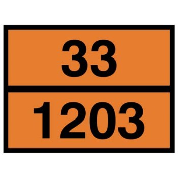 Petrol - Benzine ADR Plate