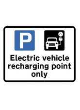 Electric Vehicle Recharging Point Only - Class RA1