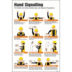 Hand Signalling Regulations - Poster