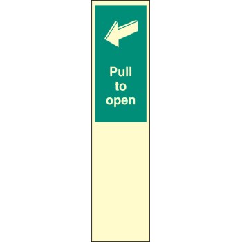 Door Plate - Pull to Open