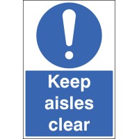 Keep Aisles Clear - Floor Graphic