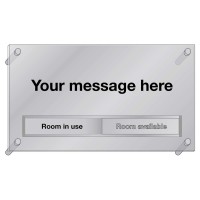 Custom Aluminium Door Message with Slider