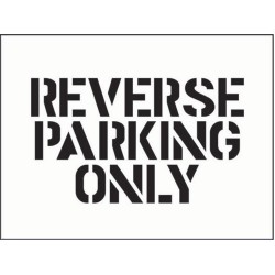 Stencil - Reverse Parking Only