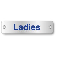 Ladies - Visual Impact - Aluminium Door Sign