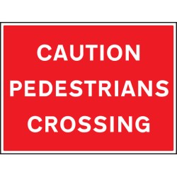 Caution - Pedestrians Crossing