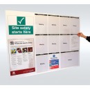 Site Notice Board with Doc Wallets (Health & Safety)