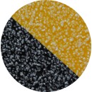 Anti-Slip Mat - Black / Yellow Chevron