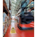 Caution - Forklift Trucks Operating