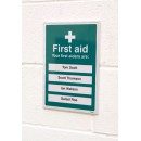 First Aiders Are - Adapt-a-Sign (Space for 4)